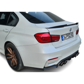 BMW 3 Serisi F30-F80 M4 Style (2012-2018) PİANO BLACK Spoiler (Plastik)